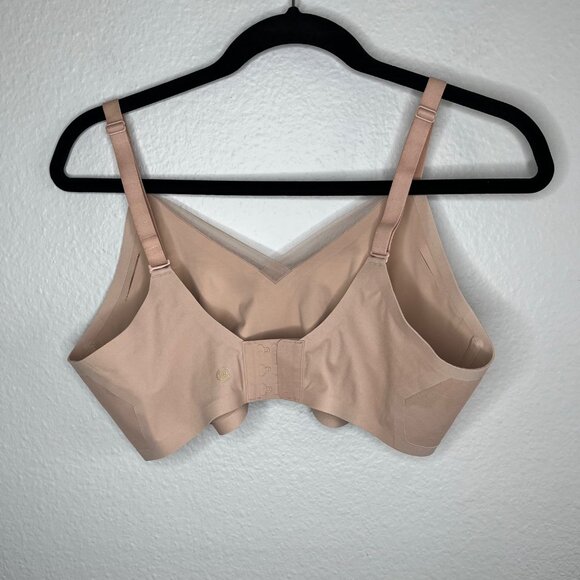 Honeylove Womens Beige Seamless No Wire Crossover Bra XL - Picture 4 of 7
